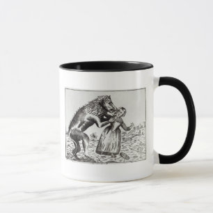 Das Tier von Gevaudan ein junges Mädchen Tasse
