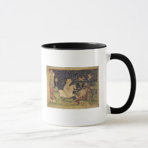 Das Tier wird in den See des Schwefels geworfen Tasse