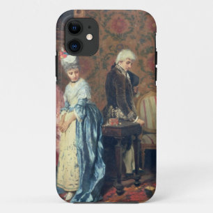Das tiff der Liebhaber, 1872 (Öl auf Platte) Case-Mate iPhone Hülle
