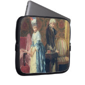 Das tiff der Liebhaber, 1872 (Öl auf Platte) Laptopschutzhülle (Vorne Rechts)