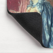 Das tiff der Liebhaber, 1872 (Öl auf Platte) Mousepad (Ecke)