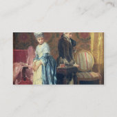 Das tiff der Liebhaber, 1872 (Öl auf Platte) Visitenkarte (Rückseite)