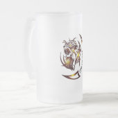 DAS TIGER Bierglas Mattglas Bierglas (Vorderseite Links)