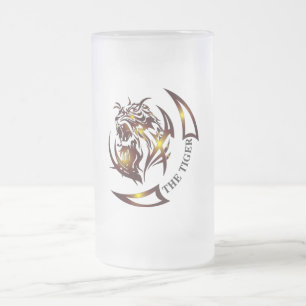 DAS TIGER Bierglas Mattglas Bierglas