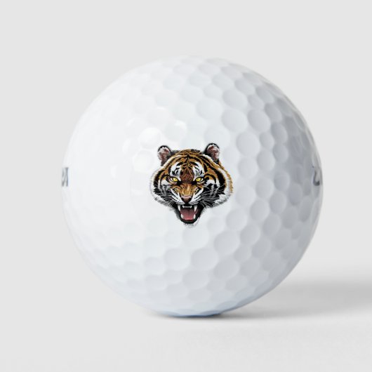 Das Tiger-Roar-Gesicht Golfball (Vorderseite)