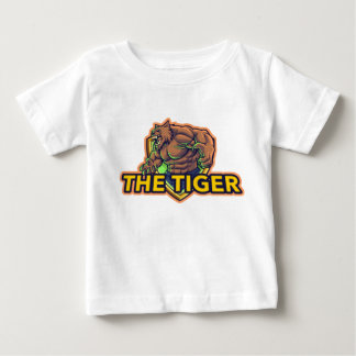 Das Tiger Warrior Beast Gaming-Maskottchen-Logo Baby T-shirt