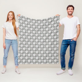Das Tile-Design mit Ihrem Bild auf 100 Dollar-Bild Fleecedecke