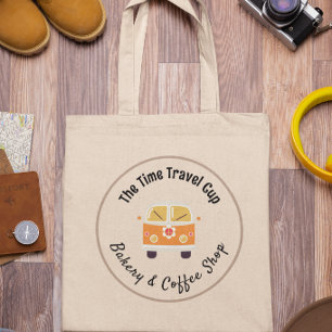 Das Time Traveler Coffee Geschäft Tragetasche