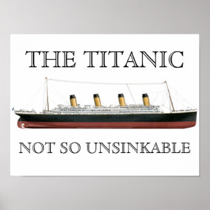 Das Titanic Semi Gloss Poster