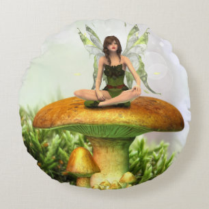 Das Toadstool Fairy Throw Kissen