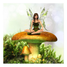 Das Toadstool Feenposter drucken