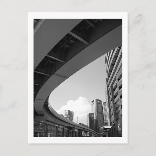 Das Tokioter Monorail Postkarte (Vorderseite)