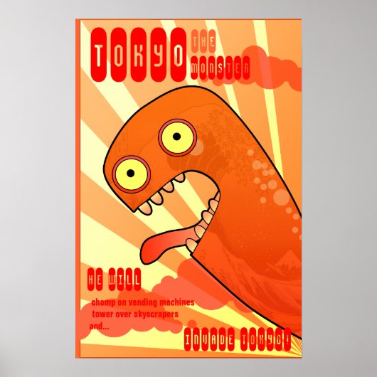 Das Tokyo-Monster Poster (Vorne)