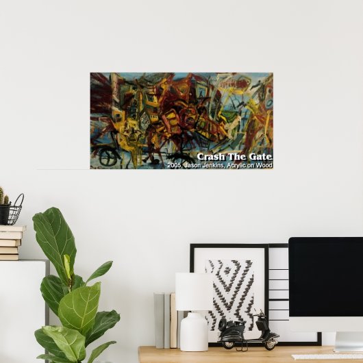 Das Tor brechen Poster (Heimbüro)