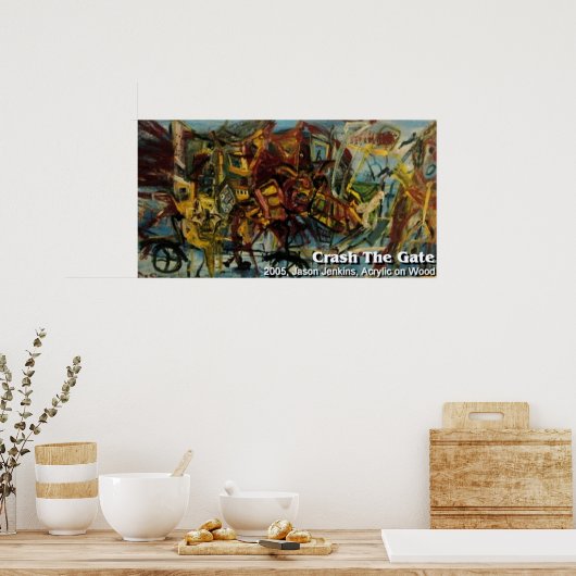 Das Tor brechen Poster (Küche)