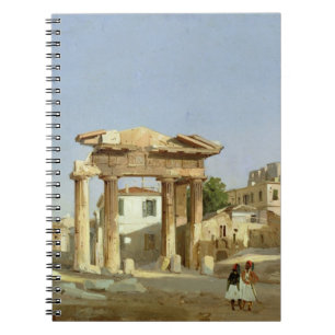 Das Tor des Agoras in Athen, 1843 Notizblock