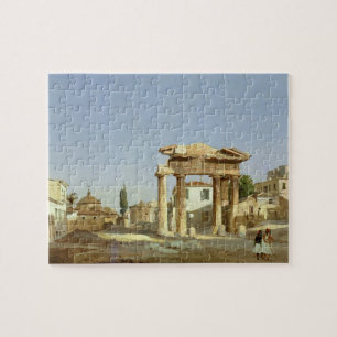 Das Tor des Agoras in Athen, 1843 Puzzle