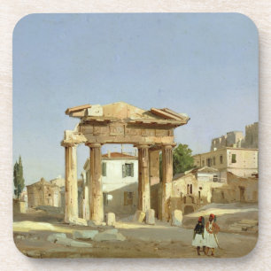 Das Tor des Agoras in Athen, 1843 Untersetzer