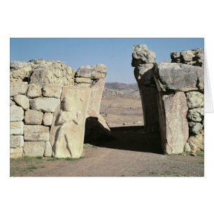 Das Tor des Königs aus den Mauern von Hattusas