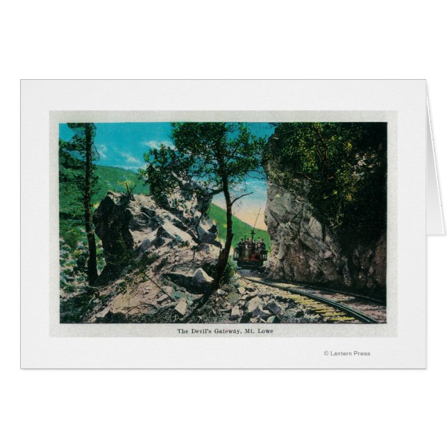 Das Tor des Teufels, LoweMt. Lowe, CA (Vorderseite (Horizontal))