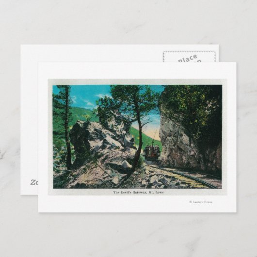 Das Tor des Teufels, LoweMt. Lowe, CA Postkarte (Vorne/Hinten)