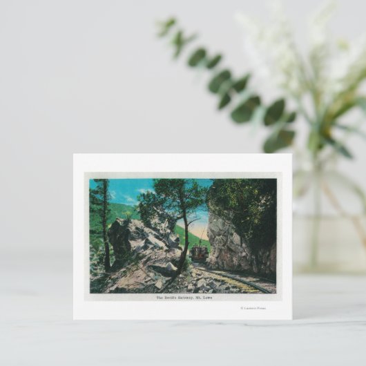 Das Tor des Teufels, LoweMt. Lowe, CA Postkarte (Stehend Vorderseite)