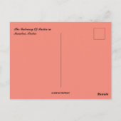 Das Tor Indiens Postkarte (Rückseite)