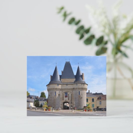 Das Tor Saint-Julien bei La-Ferté-Bernard in Frank Postkarte (Stehend Vorderseite)