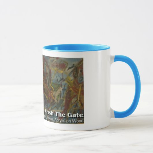 das Tor stürmen Tasse (Rechts)