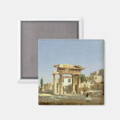 Das Tor von Agora in Athen, 1843 Magnet (Vorderseite/Rückseite)