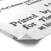 Das Tor von Tongues entriegelt', 1631 Poster (Ecke)