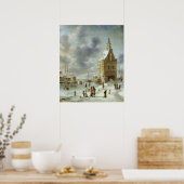 Das Tor zur Stadt Hoorn Poster (Küche)