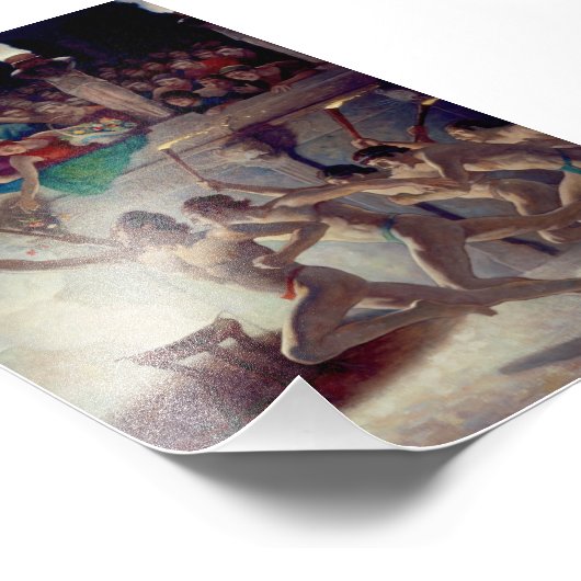 Das Torchrennen, griechische Olympia von N. C. Wye Fotodruck (Ecke)