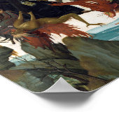 Das Torment St Anthony Michelangelo Buonarroti Poster (Ecke)