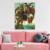 Das Torment von Saint Anthony, 1487 von Michelange Leinwanddruck (Insitu (Wohnzimmer))