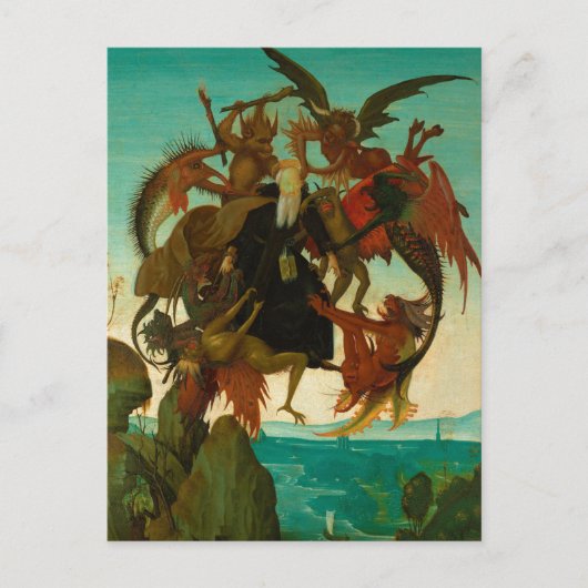Das Torment von Saint Anthony von Michelangelo 148 Postkarte (Vorderseite)