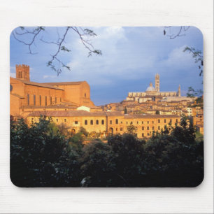Das toskanische Dorf Sienna, Italien. Mousepad