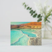 DAS TOTE MEER, ISRAEL POSTKARTE (Stehend Vorderseite)