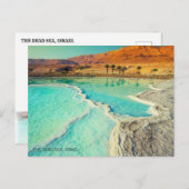 DAS TOTE MEER, ISRAEL POSTKARTE (Vorne/Hinten)