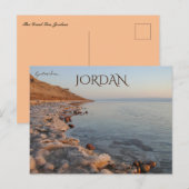 Das Tote Meer Jordanien Postkarte (Vorne/Hinten)