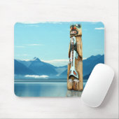 Das Totem, das Lachse schützt, lässt mousepad (Mit Mouse)