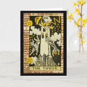 Das Tower Tarot Karte (Gelbe Blume)