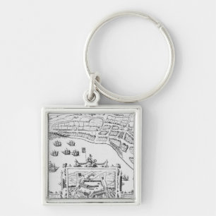 Das Towne und das Platforme von Fayall Schlüsselanhänger