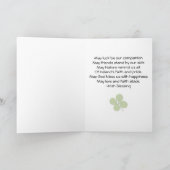 Das Tragen der Green St. Patrick's Day Card Karte (Innenseite)
