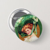 Das Tragen der grünen Taste Button (Vorne & Hinten)