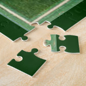 Das Tragen des großen grünen Puzzles (Seite)