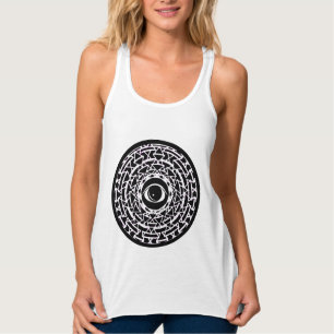 Das Trägershirt der aztekischen Augen-Frauen Tank Top