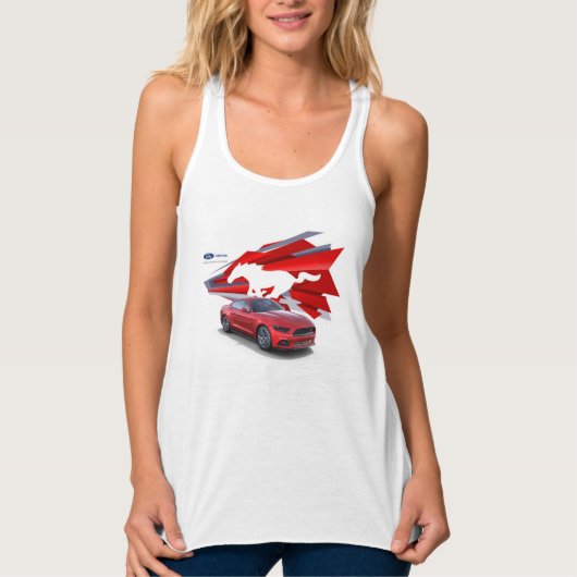 Das Trägershirt der Mustangcustomizer-Frauen Tank Top (Vorderseite)