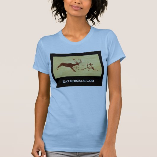 das Trägershirt EatAnimals.com-Damen T-Shirt (Vorderseite)