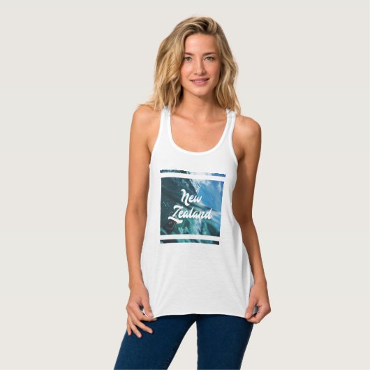 Das Trägershirt Neuseeland-Frau Tank Top (Vorderseite Vollansicht)